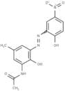 Acetamide, N-(2-hydroxy-3-(2-(2-hydroxy-5-nitrophenyl)diazenyl)-5-methylphenyl)-