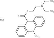 Acridan-9-carboxylic acid, 10-methyl-, 2-(diethylamino)ethyl ester, hydrochloride