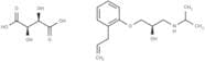 Alprenolol tartrate, (R)-