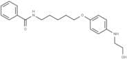 Benzamide, N-(5-(p-((2-hydroxyethyl)amino)phenoxy)pentyl)-