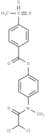 Benzoic acid, p-(methylsulfonyl)-, ester with 2,2-dichloro-4'-hydroxy-N-methylacetanilide