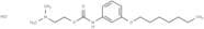 Carbanilic acid, m-heptyloxy-, 2-(dimethylamino)ethyl ester, hydrochloride