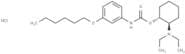 Carbanilic acid, m-hexyloxy-, 2-(diethylamino)cyclohexyl ester, hydrochloride, (E)-