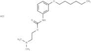 Carbanilic acid, m-hexyloxy-, 2-(dimethylamino)ethyl ester, hydrochloride