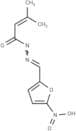 Crotonic acid, 3-methyl-, (5-nitrofurfurylidene)hydrazide