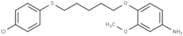 m-Anisidine, 4-((5-((p-chlorophenyl)thio)pentyl)oxy)-