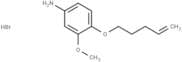 m-Anisidine, 4-(4-pentenyloxy)-, hydrobromide