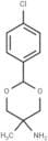 m-Dioxan-5-amine, 2-(p-chlorophenyl)-5-methyl-