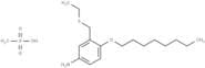 Methanesulfonic acid, compd. with α-(ethylthio)-4-(octyloxy)-m-toluidine (7CI)
