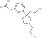 Phenol, m-(1,3-dipropyl-3-pyrrolidinyl)-, acetate