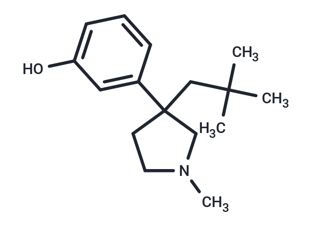 Phenol, m-(1-methyl-3-neopentyl-3-pyrrolidinyl)-