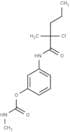 Valeranilide, 2-chloro-3'-hydroxy-2-methyl-, methylcarbamate (ester)