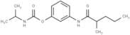 Valeranilide, 3'-hydroxy-2-methyl-, isopropylcarbamate (ester)