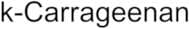 κ-Carrageenan