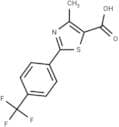 4-methyl-2-(4-(trifluoromethyl)phenyl)thiazole-5-carboxylic acid