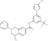 (S)-4-methyl-N-(3-(4-methyl-1H-imidazol-1-yl)-5-(trifluoromethyl)phenyl)-2-(pyrimidin-5-yl)-1,2,3,…