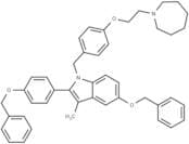 1-(4-(2-(Azepan-1-yl)ethoxy)benzyl)-5-(benzyloxy)-2-(4-(benzyloxy)phenyl)-3-methyl-1H-indole