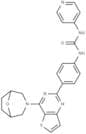 1-(4-(4-(8-oxa-3-azabicyclo[3.2.1]octan-3-yl)thieno[3,2-d]pyrimidin-2-yl)phenyl)-3-(pyridin-4-yl)u…