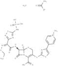 Ceftaroline fosamil (hydrate)(acetate)