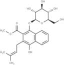 1,4-Dihydroxy-2-carbomethoxy-3-prenylnaphthalene-1-O-β-D-glucopyranoside