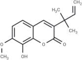 3-(1,1-Dimethylallyl)-8-hydroxy-7-methoxycoumarin