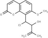 8-(1-Chloro-2-hydroxy-3-methylbut-3-enyl)-7-methoxycoumarin
