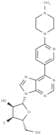9-(3-Deoxy-3-fluoro-β-D-ribofuranosyl)-6-[6-(4-methylpiperazinyl)  pyridin-3-yl]purine