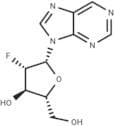 Purine -9-β-D-(2'-deoxy-2'-fluoro) arabinoriboside