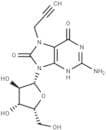 7-Propargyl-7,8-dihydro-8-oxo-9-(β-D-xylofuranosyl)guanine