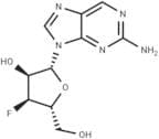 2-Amino-9-(3-deoxy-3-fluoro-β-D-ribofuranosyl)purine