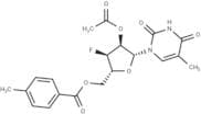 2'-O-Acetyl-5'-O-(p-toluoyl)-3'-deoxy-3'-fluoro-5-methyluridine