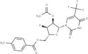 2'-O-Acetyl-5'-O-(p-toluoyl)-3'-deoxy-3'-fluoro-5-trifluoromethyluridine