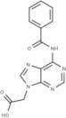 6-Benzoylamino-9H-purine-9-acetic  acid