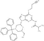 N2-Isobutyryl-O6-cyanoethyl-7'-OH-N-trityl-morpholino guanine