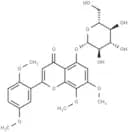 5-Hydroxy-7,8,2',5'-tetramethoxyflavone 5-O-glucoside