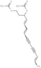 (4E,6E,12E)-Tetradecatriene -8,10-diyne-1,3-diol diacetate