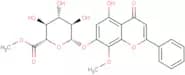 Wogonin 7-O-β-D-glucuronide methyl ester