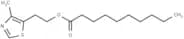 2-(4-methyl-1,3-thiazol-5-yl)ethyl decanoate
