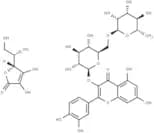 Ascorbic acid, rutoside drug combination