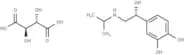 Isoproterenol tartrate, (-)-