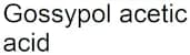 Gossypol (acetic acid)