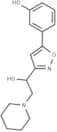 1-Piperidineethanol, α-(5-(3-hydroxyphenyl)-3-isoxazolyl)-