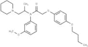 Acetamide, N-(m-anisyl)-2-(p-butoxyphenoxy)-N-(1-methyl-2-piperidino)ethyl-