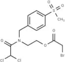 Acetic acid, bromo-, 2-((dichloroacetyl)((4-(methylsulfonyl)phenyl)methyl)amino)ethyl ester