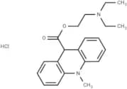 Acridan-9-carboxylic acid, 10-methyl-, 2-(diethylamino)ethyl ester, hydrochloride