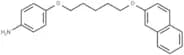Aniline, p-(5-(2-naphthyloxy)pentyloxy)-
