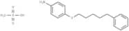 Aniline, p-(5-phenylpentyloxy)-, methanesulfonate