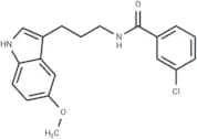 Benzamide, 3-chloro-N-(3-(5-methoxy-1H-indol-3-yl)propyl)-