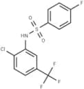 Benzenesulfonamide, N-(2-chloro-5-(trifluoromethyl)phenyl)-4-fluoro-