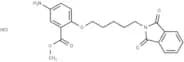 Benzoic acid, 5-amino-2-((5-(1,3-dioxoisoindolin-2-yl)pentyl)oxy)-, methyl ester, hydrochloride